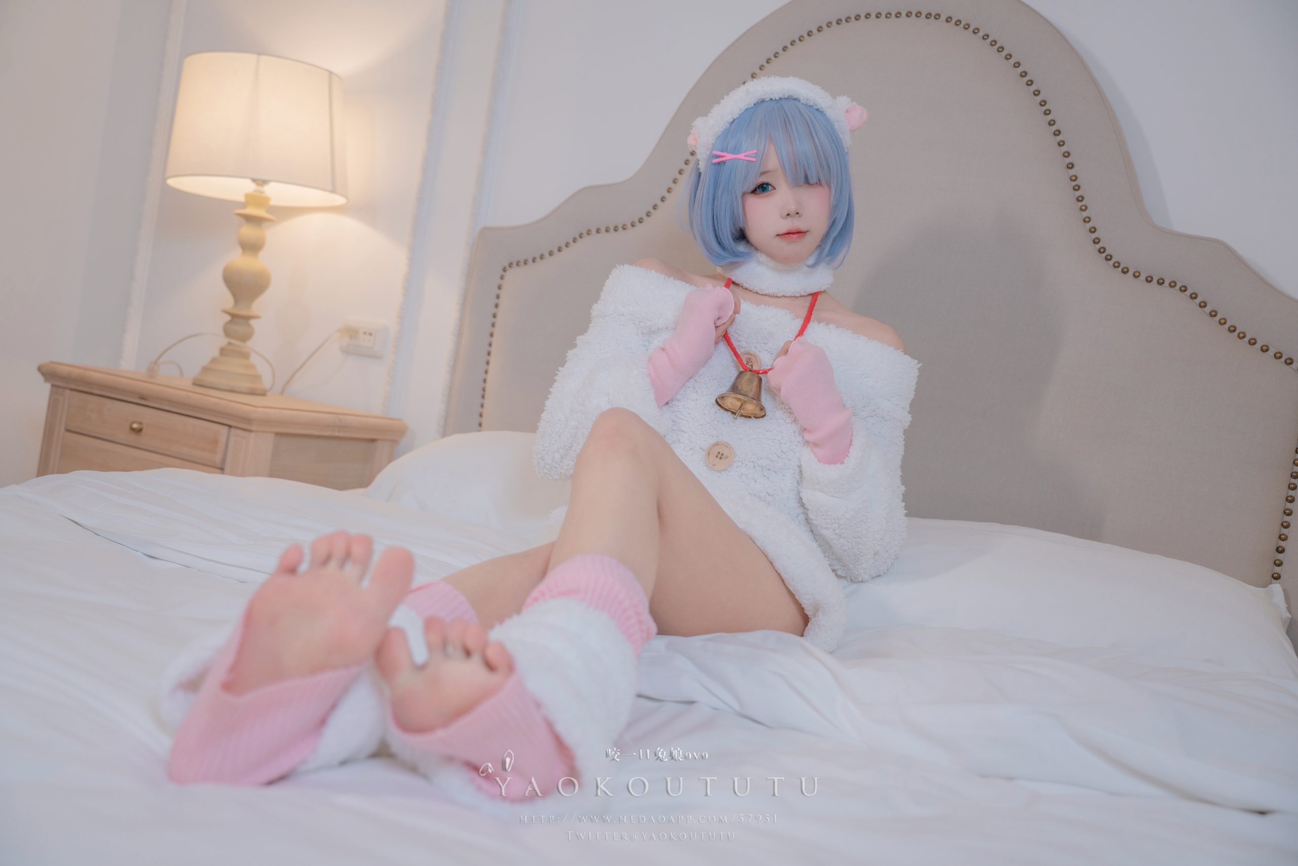 咬一口兔娘 - T3特典 蕾姆咩咩 [53P-570M]