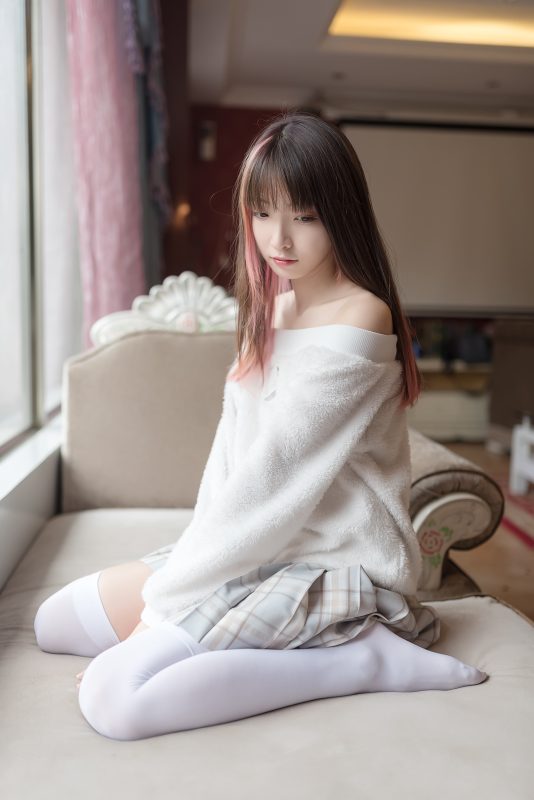 图片[3]-风之领域 NO.013 清纯的白丝小姐姐[49P／78.3MB]