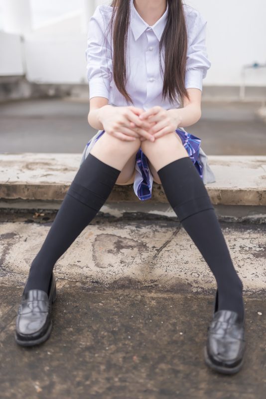 图片[2]-风之领域 NO.168 紫色格子裙[39P／128MB]