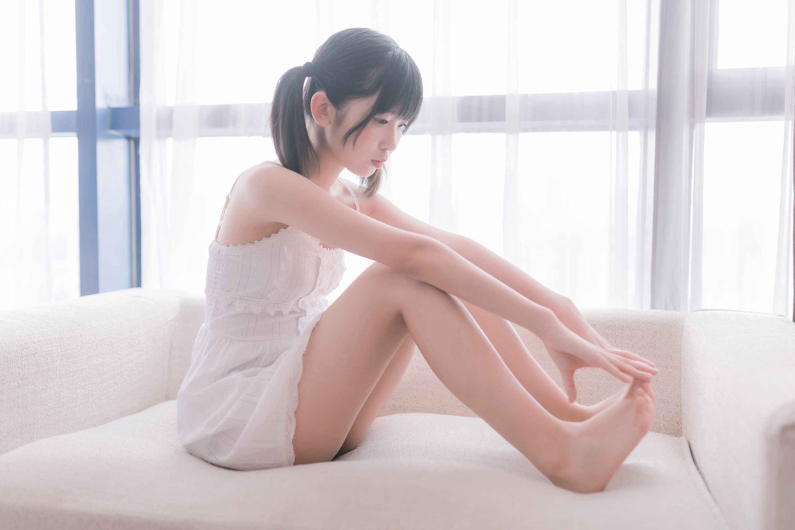 风之领域 NO.084 白色的睡衣裙[47P／192MB]