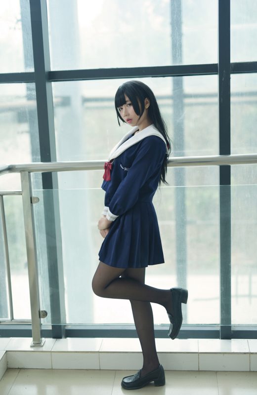 图片[2]-风之领域 NO.128 校服黑丝[49P／249MB]