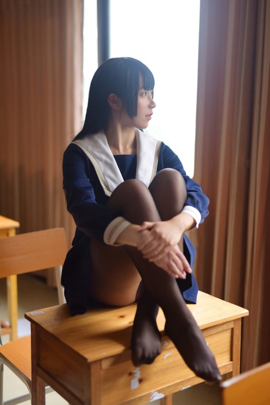 图片[3]-风之领域 NO.128 校服黑丝[49P／249MB]