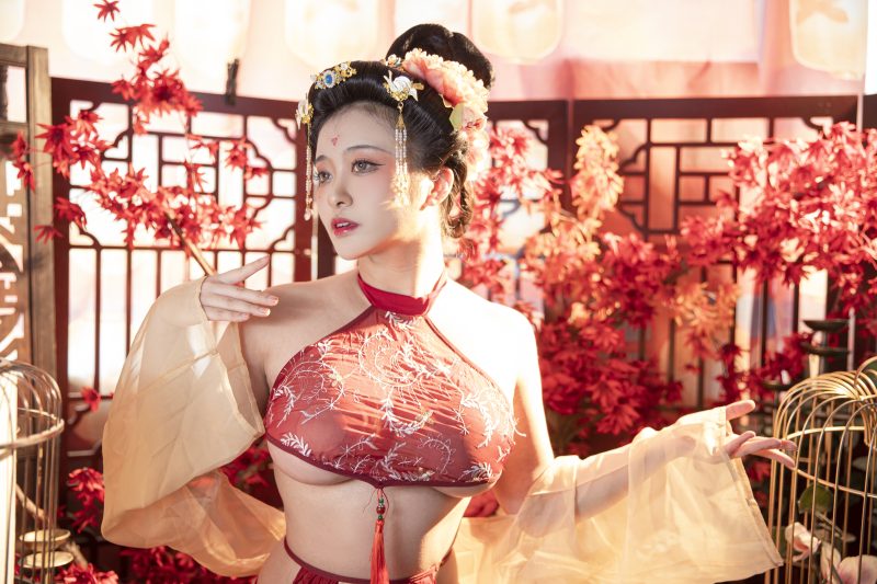 图片[1]-洛璃LoLiSAMA NO.45 贵妃 [42张图-624MB]